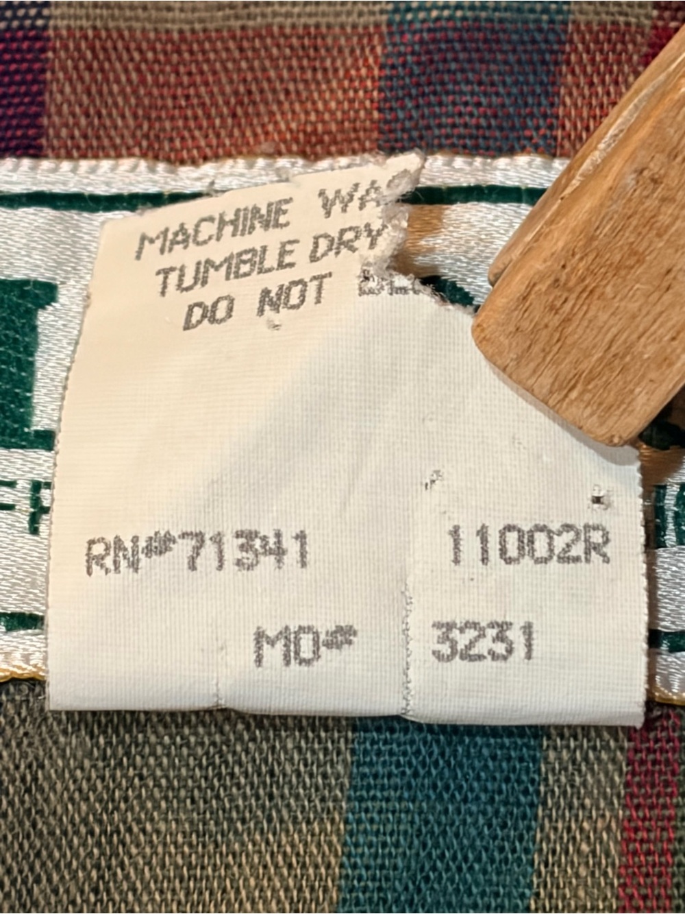 Vintage L.L. Bean Original Field Coat / Barn Jacket with Plaid Flannel Lining - Picture 14 of 14